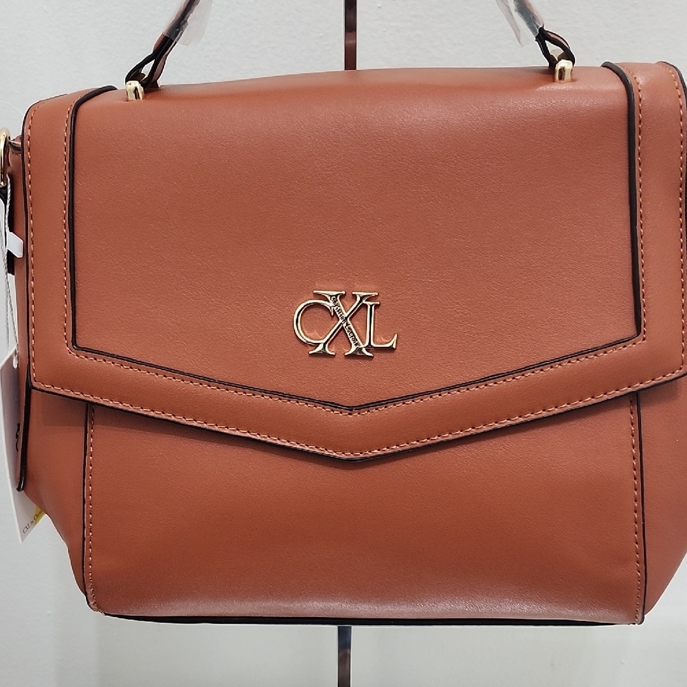 Women's RUST ART DECO ENVELOPE HANDBAG - Picture 2 of 13